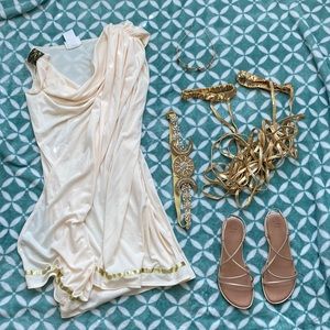 Greek goddess toga & accessories